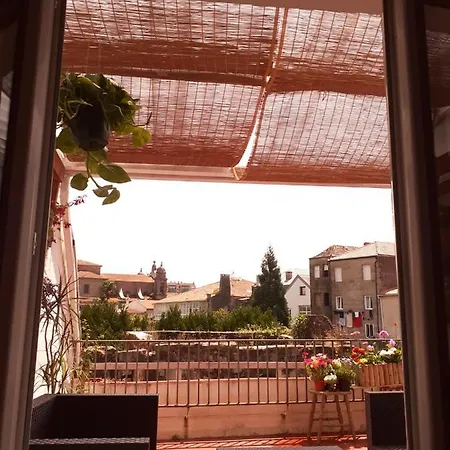 Apartament Sx6 Atico Con Terraza En Centro Historico Pontevedra Zewnętrze zdjęcie